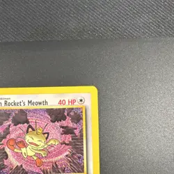 Pokemon TCG Team Rocket's Meowth Promo Regular Wotc 18/53 Basic 40 HP 2000 - Image 3