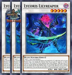 Yugioh 3x Lycoris Lilyreaper DOOD-EN087 Common 1st Ed NM - Image 1