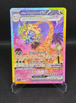 Alolan Exeggutor ex SV08: Surging Sparks 242/191 Special Illustration Rare NM - Image 1