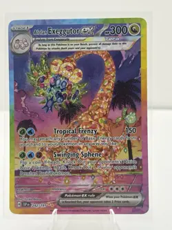 Alolan Exeggutor ex Special Illustration Rare SV08: Surging Sparks 242/191 NM - Image 1