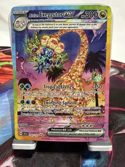 Alolan Exeggutor ex 242/191 Sv08: Surging Sparks Holo Special Illustration Rare - Image 1