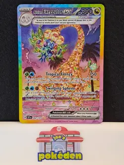 Alolan Exeggutor ex 242/191 Sv08: Surging Sparks Special Illustration Rare NM - Image 1