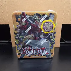 YUGIOH 2012 COLLECTORS TIN: WAVE 1 - HEROIC CHAMPION - EXCALIBUR FACTORY SEALED - Image 1