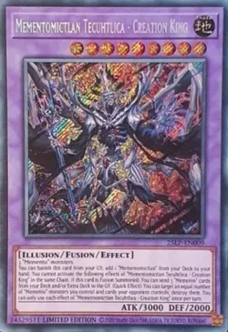 25LP-EN009 Mementomictlan Tecuhtlica - Creation King Secret Rare LTDEd NM YuGiOh - Image 1