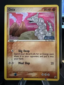 Pokemon TCG Onix 65/115 Stamped Ex Unseen Forces Reverse Holo NM - Image 1