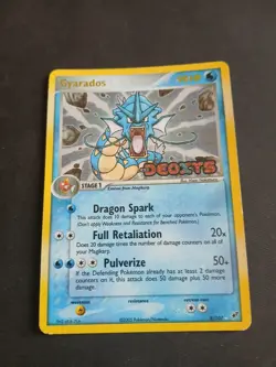 Gyarados 8/107 Holo Ex Deoxys ENG Reverse holo stamped lp pokemon cards - Image 1