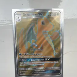 Pokemon TCG Dragonite GX 67/70 Dragon Majesty Ultra Rare Full Art Holo - Image 1