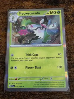 Meowscarada 015 / 198 Pokemon Scarlet Violet Promos Near Mint Holo Rare - Image 1