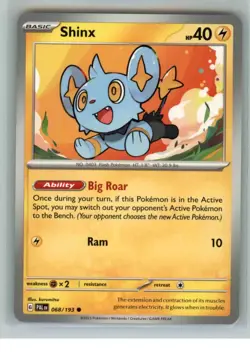 Shinx 068/193 Common Paldea Evolved Pokemon - Image 1
