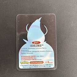 Pokemon CELEBI N. 251 - Lamincards Edibas Nintendo 2006 - Rara - Image 2