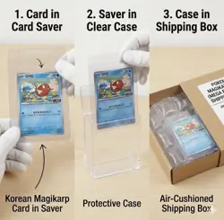 [5pack]Pokemon TCG Mega Festa 2026 Korea Exclusive Magikarp Promo Card sealed - Image 2