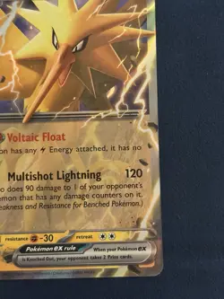 Pokemon TCG Zapdos ex 049 Scarlet & Violet Black Star Promo Holo - Image 5