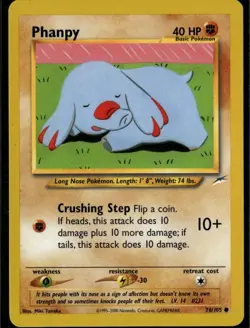 NM - Phanpy #076/105 | Common | Neo Destiny - Image 1