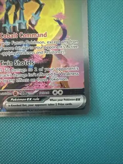 Pokemon TCG Iron Crown ex SV05 Temporal Forces 206/162 Hyper Rare Full Art Holo - Image 4