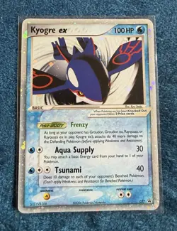 Pokemon Kyogre ex 037 Promo Cards (2006) EX Holo Promo English - Image 3
