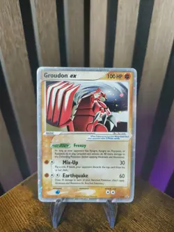 Pokemon TCG Groudon EX 038 Black Star Promo Holo Black And White Card LP - Image 1