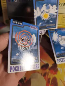 Pokemon Karte Card Pocket Monsters Carddass 1997 japanese Poliwrath Poliwhirl - Image 3