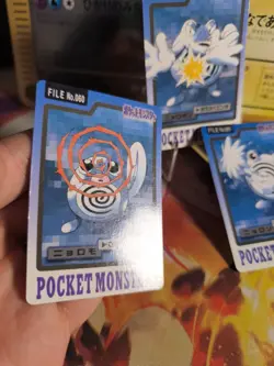 Pokemon Karte Card Pocket Monsters Carddass 1997 japanese Poliwrath Poliwhirl - Image 5