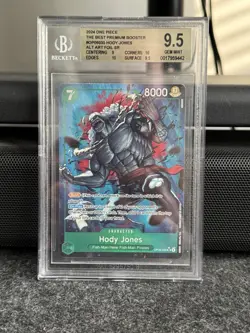 BGS 9.5 One Piece OP06-035 SR Hody Jones Alt Art- English - Wings of the Captain - Image 1