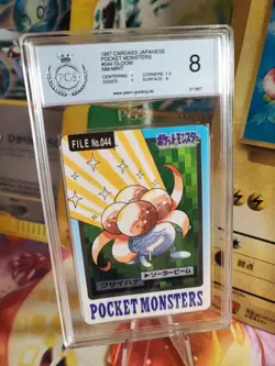 Pokemon Card Duflor Gloom Pocket Monsters Carddass 1997 Japanese PGS PSA 8 - Image 1
