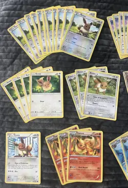 Eevee Bulk lot eeveelutions NM-MP pokemon vintage rare collector TCG original - Image 4