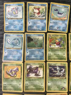 Vintage Pokemon Cards base, jungle, neo rocket MP-HP bulk lot - Image 5