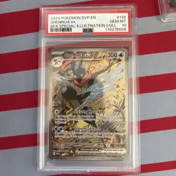 2024 POKEMON SVP PROMO SPECIAL ILLUSTRATION COLLECTION #132 GRENINJA EX PSA 10 - Image 1
