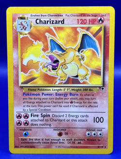 Pokemon Card Charizard 3/110 Legendary Collection Non-Holo LP- MP - Image 1
