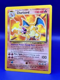 Pokemon Card Charizard 3/110 Legendary Collection Non-Holo LP- MP - Image 2