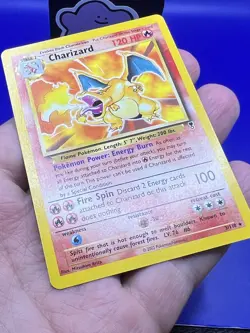 Pokemon Card Charizard 3/110 Legendary Collection Non-Holo LP- MP - Image 3