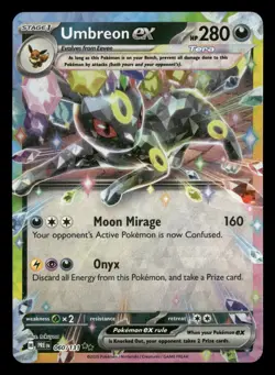 Umbreon ex - 060/131 - Double Rare - Prismatic Evolutions - Pokemon Card - NM/M - Image 1