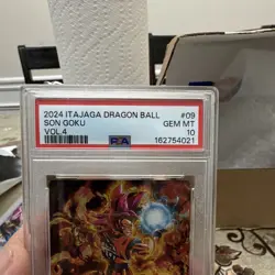 Bandai 2024 Itajaga Dragon Ball Vol.4 #09 Son Goku PSA 10 Graded - Image 3