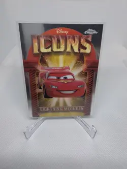 2025 Topps Chrome Disney Lightning McQueen Disney Icons DI-5 - Image 1
