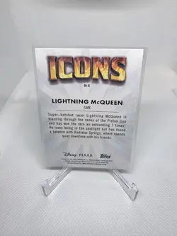 2025 Topps Chrome Disney Lightning McQueen Disney Icons DI-5 - Image 2