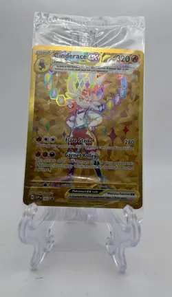 Cinderace ex Pokemon Scarlet & Violet Promo #163 Sealed - Image 1