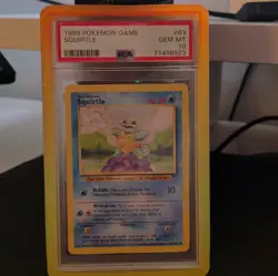 1999 Pokemon Game Squirtle #63 PSA 10 GEM MT English Pokemon TCG Card - Image 1