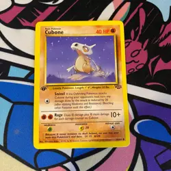 Cubone 50/64 Common Jungle Pokemon 1st Edition Lightly Played - Image 1