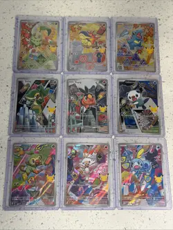Pokemon First Partner Illustration Collection Series 2 Complete Set Of 9 (Lot C) - Image 1