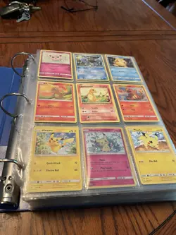 Pokemon Card Collection W/binder 860+ Cards 85 Holifoil Style - Image 4