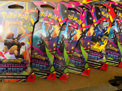 Pokemon TCG: Mega Evolution Phantasmal Flames Sleeved Booster Pack LOT OF 6 - Image 1