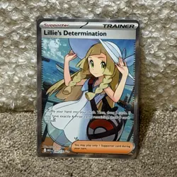 The Pokemon Company Lillie's Determination 169/132 Me01 Ultra Rare Holo Full Art - Image 1