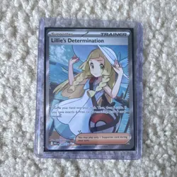 The Pokemon Company Lillie's Determination 169/132 ME01 Full Art Holo Ultra Rare - Image 1