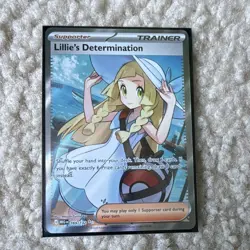The Pokemon Company Lillie's Determination 169/132 ME01 Full Art Holo Ultra Rare - Image 2