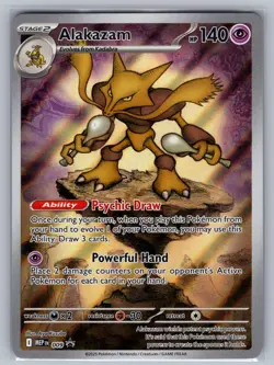 Alakazam 009 Holo Promo ME: Mega Evolution Promo Pokemon Near Mint - Image 1