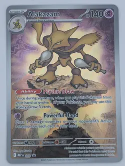 Alakazam 009 Holo Near Mint ME: Mega Evolution Promo Promo Pokemon - Image 1