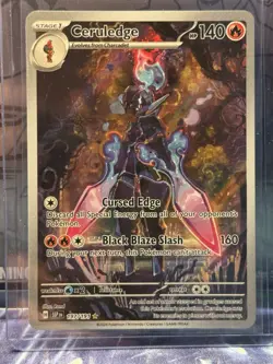 Nintendo Pokemon TCG Ceruledge 197/191 Surging Sparks Full Art IR ENG 2024 140HP - Image 1