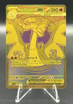 Mega Charizard X EX 130/094 Gold Phantasmal Flames Pokemon TCG 🔥🔥🔥 - Image 1