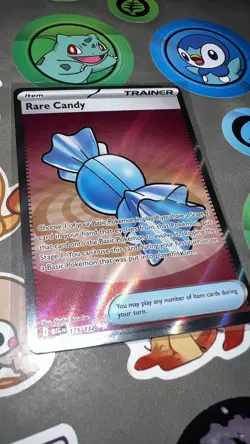 Pokemon TCG Rare Candy 175/132 Full Art Trainer Holo Rare Card Mega Evolution NM - Image 1