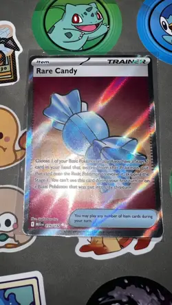 Pokemon TCG Rare Candy 175/132 Full Art Trainer Holo Rare Card Mega Evolution NM - Image 3