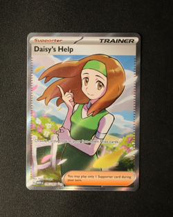 Pokemon Card TCG - Daisy's Help 195/165 - S&V 151 - Ultra Rare - NM ⭐ - Image 1